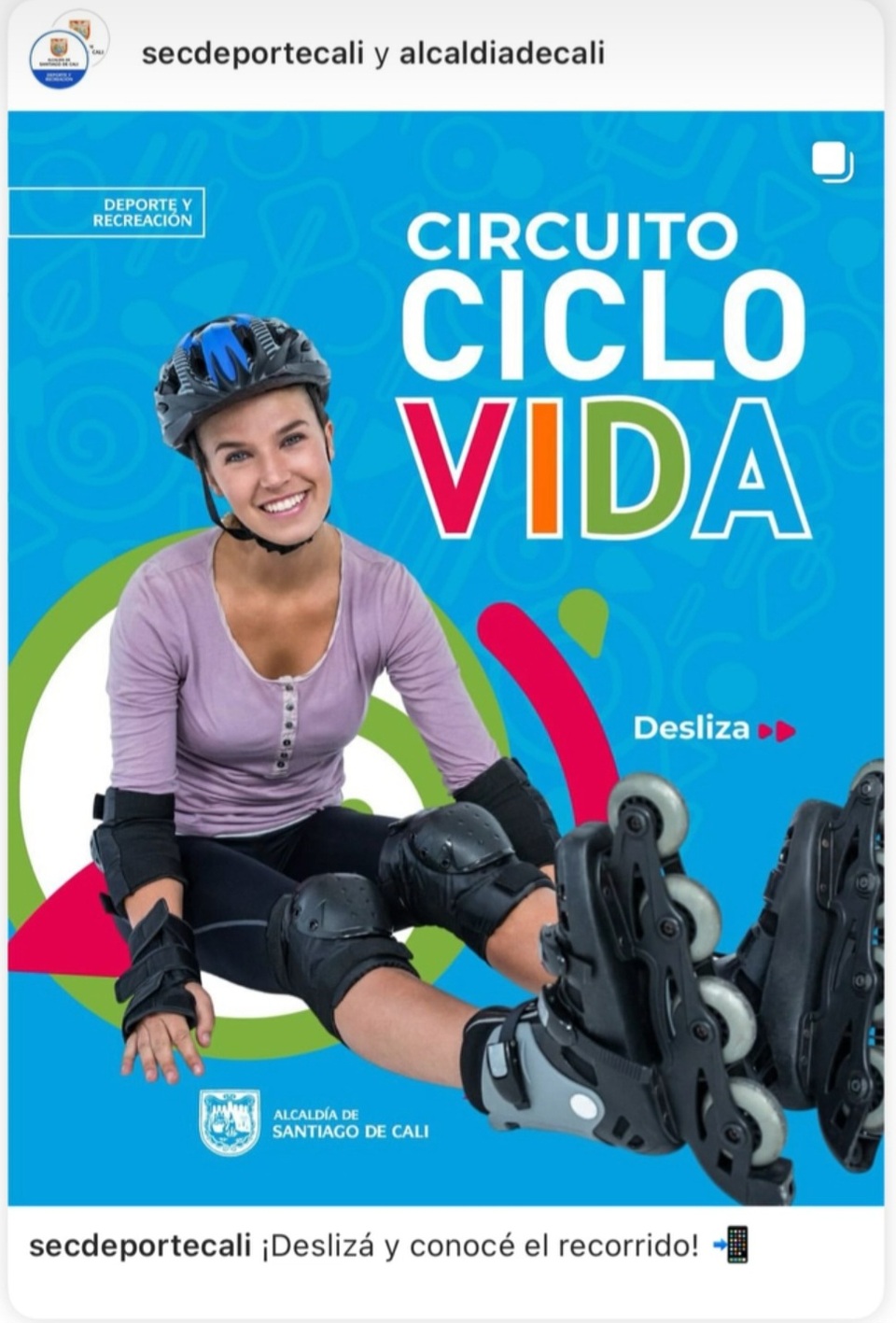 Disfruta la ciclovia en Cali