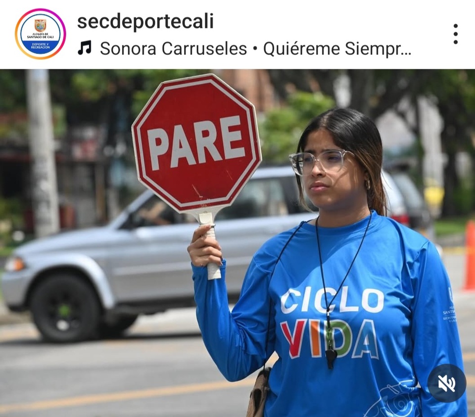 Disfruta la ciclovia en Cali